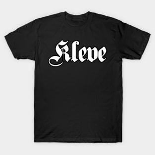 Kleve written with gothic font T-Shirt